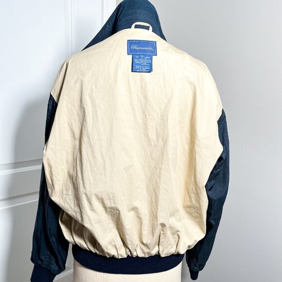 Faconnable Harrington Bomber Jacket NAVY - VINTAGE!! - Picture 8 of 10